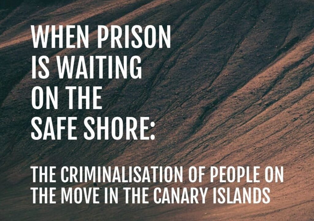 Every year, dozens of people on the move are accused of steering the boats on which they arrive in the Canary Islands. Upon arrival, a mechanism is set in motion – involving both Frontex and the Spanish authorities – which effectively leads to their conviction. A mechanism based on the denial of all their rights.